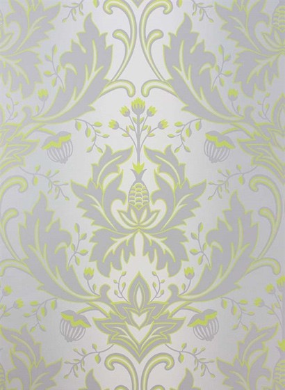 Matthew Williamson Wallpaper Viceroy Lime/ Grey
