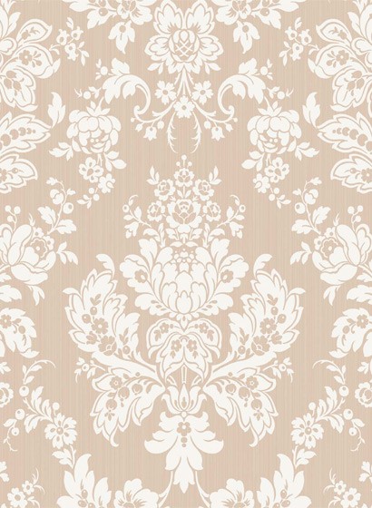 Damask Tapete Giselle von Cole & Son - Shell Pink