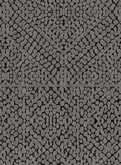 Fliesen Tapete Matrix von Arte - Braun/ Schwarz