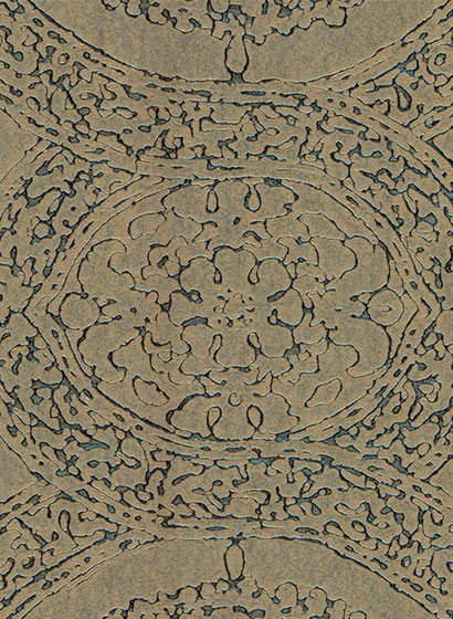 Mosaik Tapete Rondo von Arte - Gold