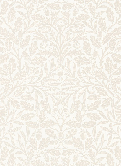 Morris & Co. Tapete Pure Acorn - Ivory/ Pearl