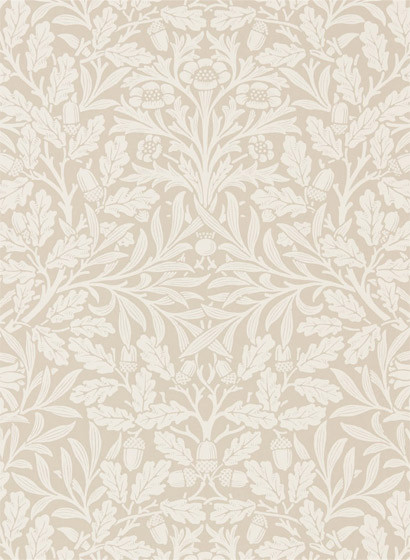 Morris & Co. Tapete Pure Acorn - Linen/ Ecru