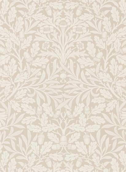Morris & Co Wallpaper Pure Acorn Linen/ Ecru