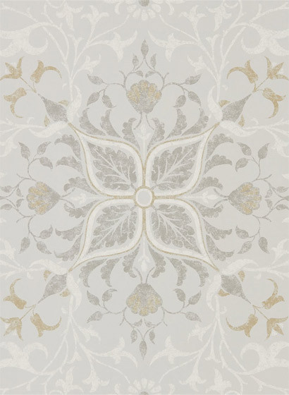 Morris & Co. Tapete Pure Net Ceiling - Stone/ Chalk