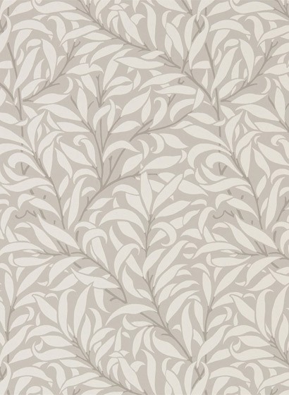 Morris & Co Papier peint Pure Willow Bough - Dove/ Ivory