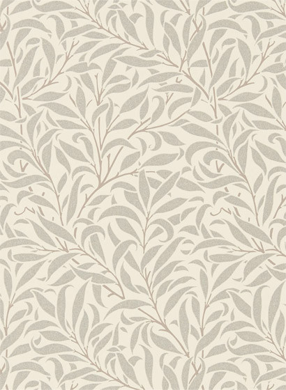 Morris & Co. Tapete Pure Willow Bough - Ecru/ Silver