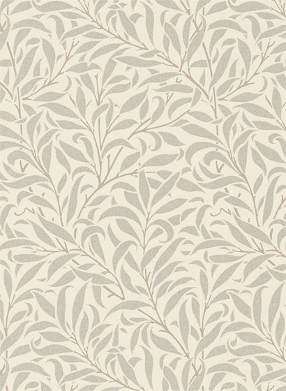 Morris & Co Wallpaper Pure Willow Bough Ecru/ Silver
