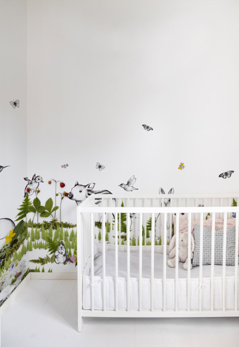 Rebel Walls Carta da parati panoramica The Rabbits Playground