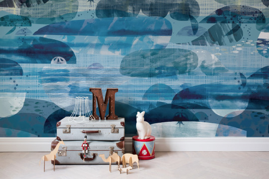 Rebel Walls Carta da parati panoramica Caterpillar Dreams