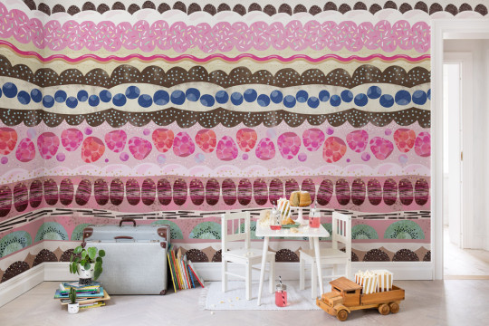 Rebel Walls Carta da parati panoramica Sugar Stripes