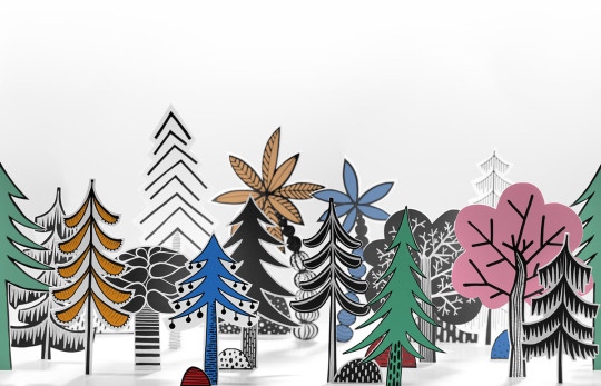 Tapete Nordic Valley von Rebel Walls - Multi