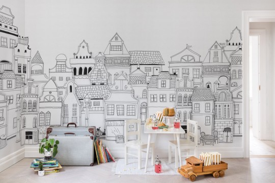 Rebel Walls Papier peint panoramique London Houses
