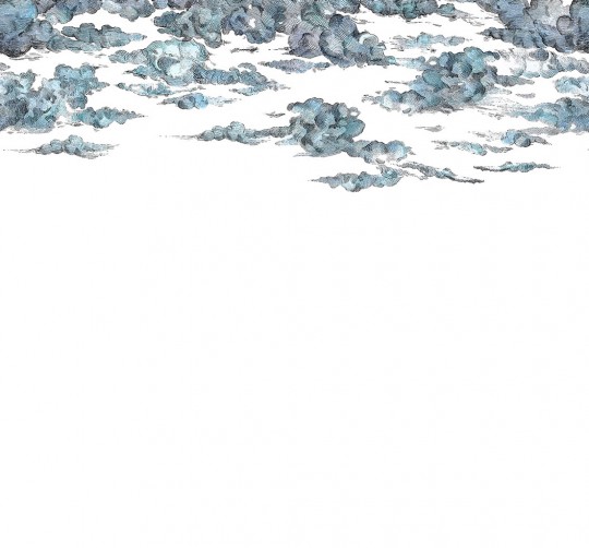 Rebel Walls Papier peint panoramique Cotton Skies - Blue