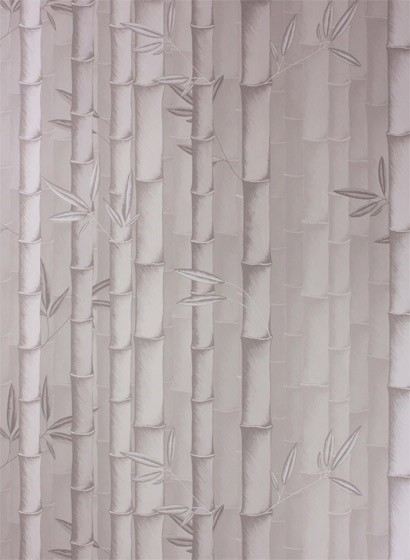 Osborne & Little Papier peint Bamboo - Silver