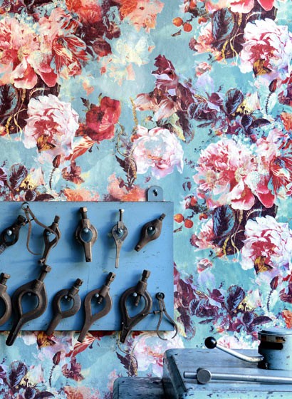 Blumentapete Flamboyant von Jean Paul Gaultier