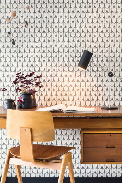 Tapete Narina von Cole & Son - Cream & Black
