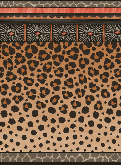 Bordüre Zulu Border von Cole & Son - Orange