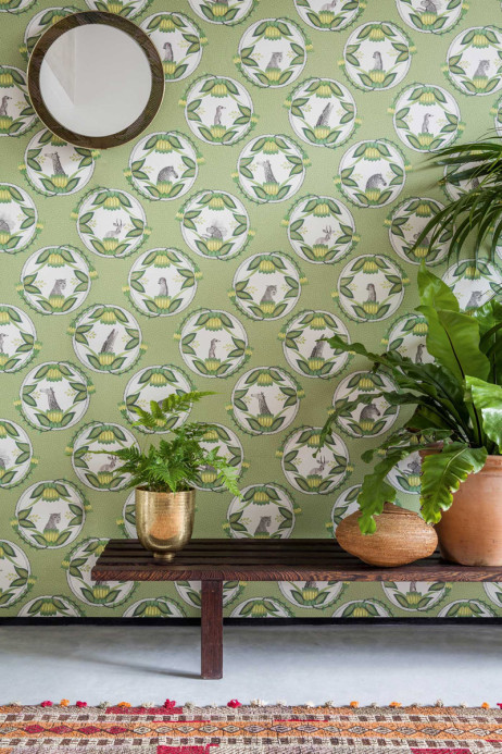 Cole & Son Wallpaper Ardmore Cameos Khaki
