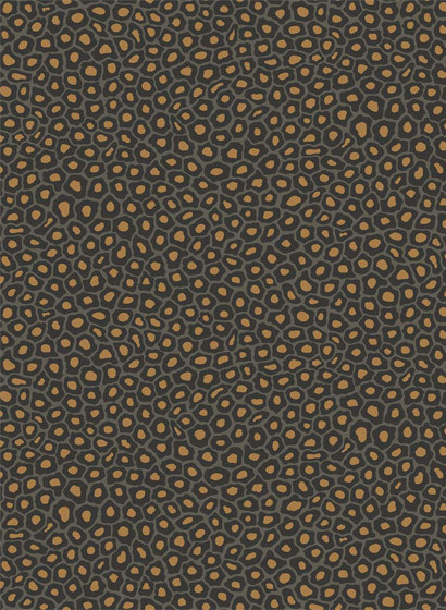 Tapete Senzo Spot von Cole & Son - Charcoal/ Gold