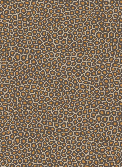 Cole & Son Papier peint Senzo Spot - Taupe/ Gold