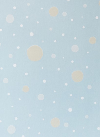 Punkte Tapete Confetti von Majvillan - Soft Blue