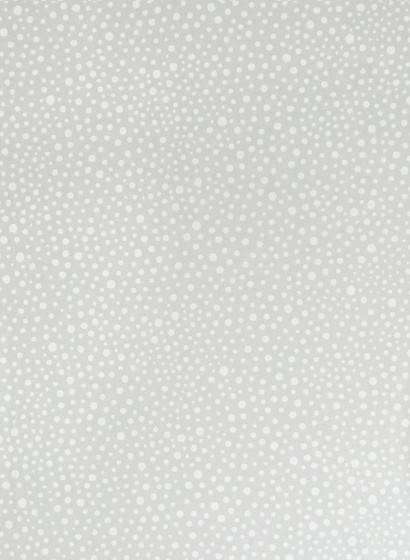 Majvillan Carta da parati Dots - Lovely Grey/ Cream White
