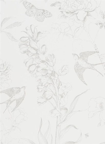 Designers Guild Wallpaper Silla/Silla Garden Sibylla Silver