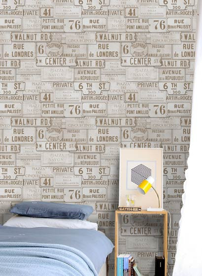 Mindthegap Carta da parati Vintage Signs