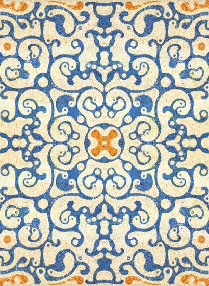 Tapete Spanish Tile von MINDTHEGAP - WP20054