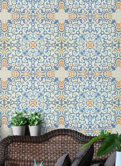 MINDTHEGAP Wallpaper Spanish Tile