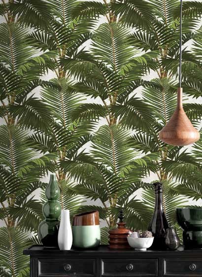 MINDTHEGAP Wallpaper Jardin Tropical