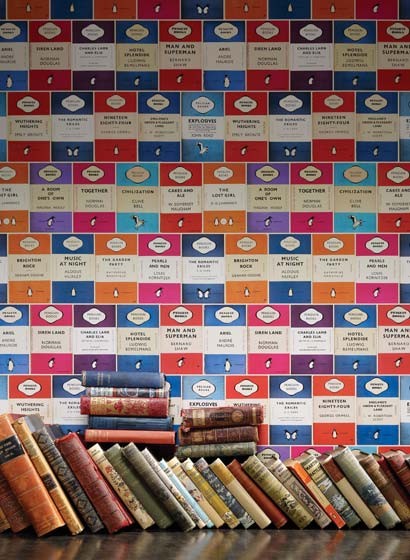 Osborne & Little Wallpaper Penguin Library