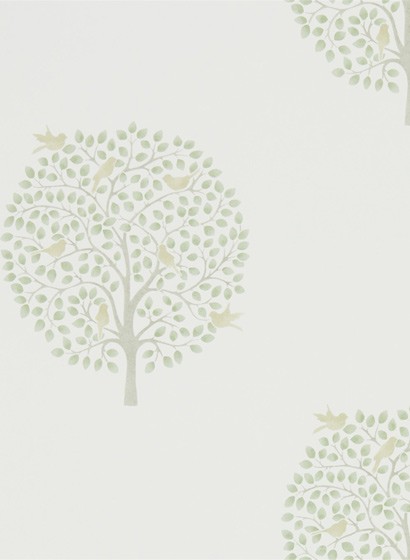 Sanderson Wallpaper Bay Tree Celadon/ Flint