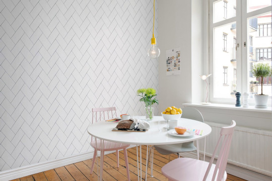 Fliesentapete Fishbone Tiles von Rebel Walls