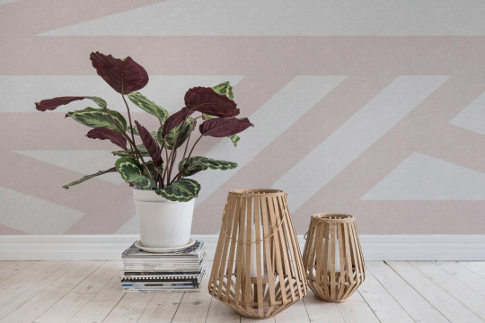 Streifentapete Sailors Sea von Rebel Walls - Pink