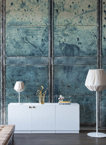 Rebel Walls Papier peint panoramique Metal Gradient