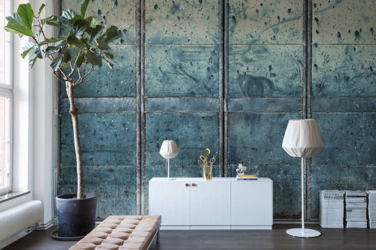 Rebel Walls Papier peint panoramique Metal Gradient