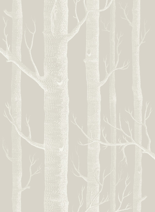 Tapete Woods Icons von Cole and Son - Stone & White