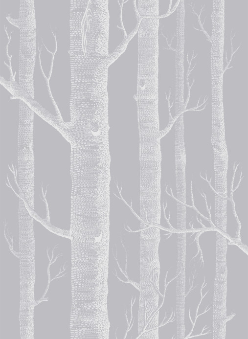 Tapete Woods Icons von Cole and Son - Grey & White