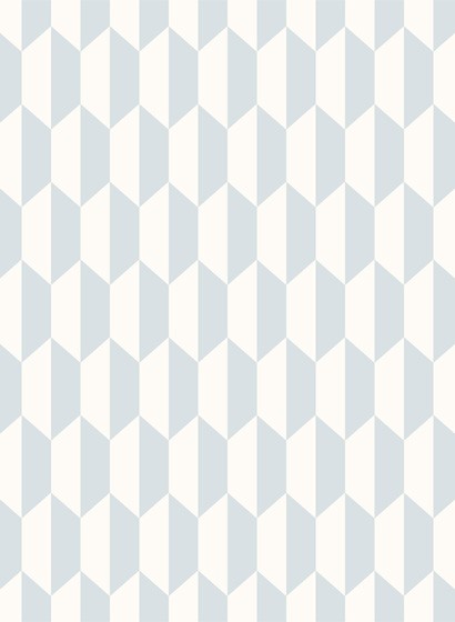 Cole & Son Papier peint Petite Tile Icons - Powder Blue