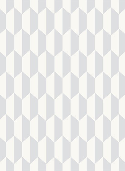 Cole & Son Carta da parati Petite Tile Icons - Soft Grey