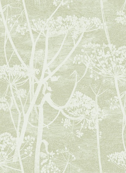 Cole & Son Wallpaper Cow Parsley Icons Olive