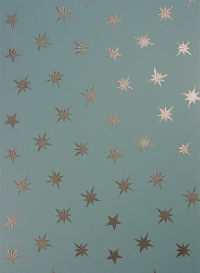 Sterne Tapete Sirius von Matthew Williamson - Aqua