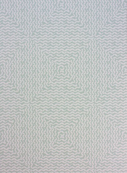 Nina Campbell Wallpaper Mourlot Aqua