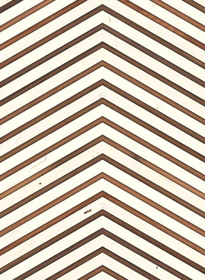 NLXL Papier peint Timber Strips TIM-04 - Scrapwood on Teak Chevron