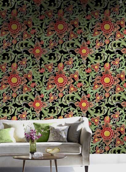 MINDTHEGAP Wallpaper Floral Painting