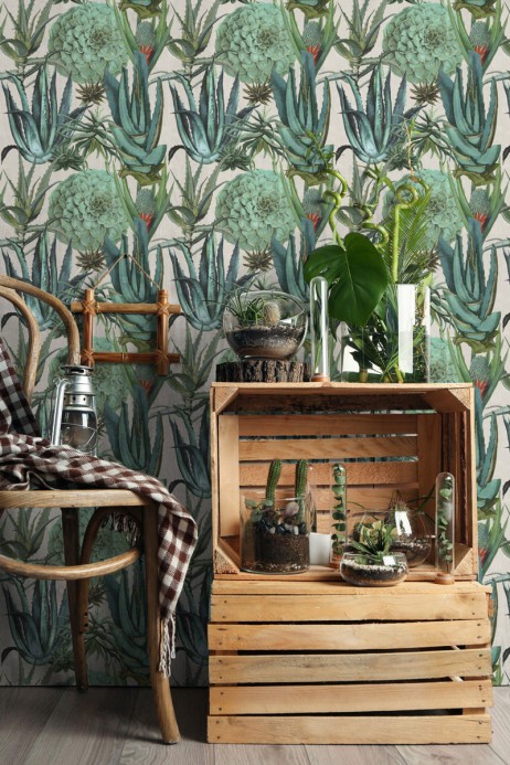MINDTHEGAP Wallpaper Succulentus