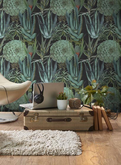 MINDTHEGAP Wallpaper Succulentus