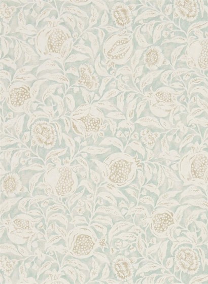 Florale Tapete Annandale von Sanderson - Wedgwood/ Linen