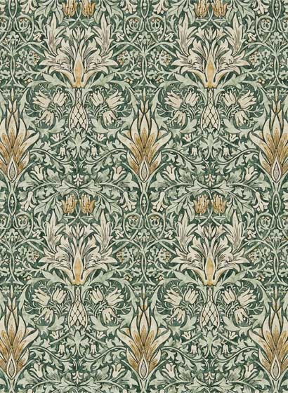 Morris & Co Wallpaper Snakeshead Forest/ Thyme